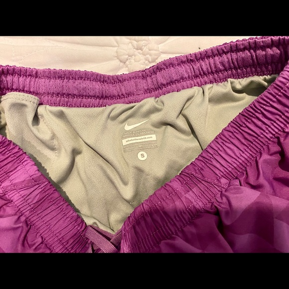 Purple Geometric Nike Running Shorts - Picture 3 of 3